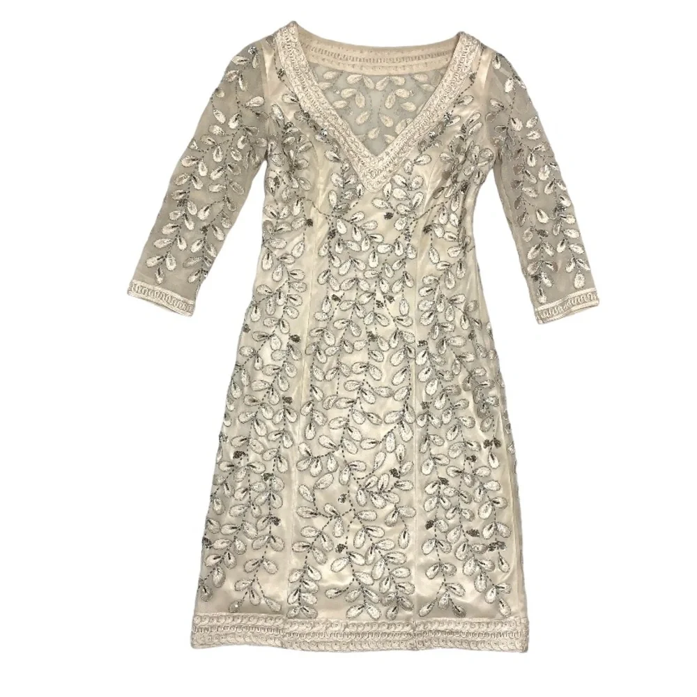 🆕 Vintage Sue Wong Nocturne Appliqué Ivory White Lace Formal Wedding Prom Dress - Picture 1 of 14